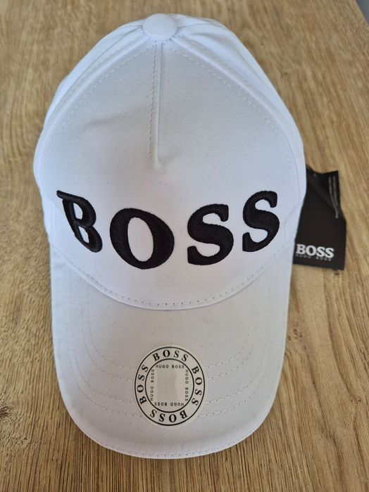 Hugo Boss BOSS czapka z daszkiem biała nowa z metką