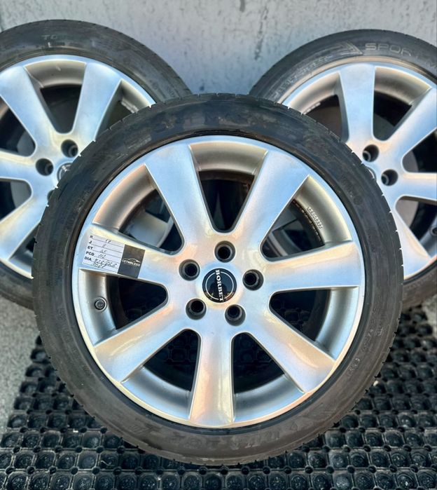 Диски R17 5/112 з шинами 225/45/17 Dunlop