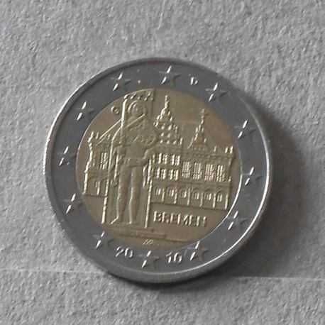 Alemanha 2 euros 2010 D - olx X10892