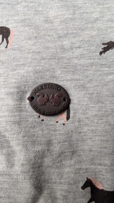 Naketano (Brave New World) M  bluzka longsleeve w konie