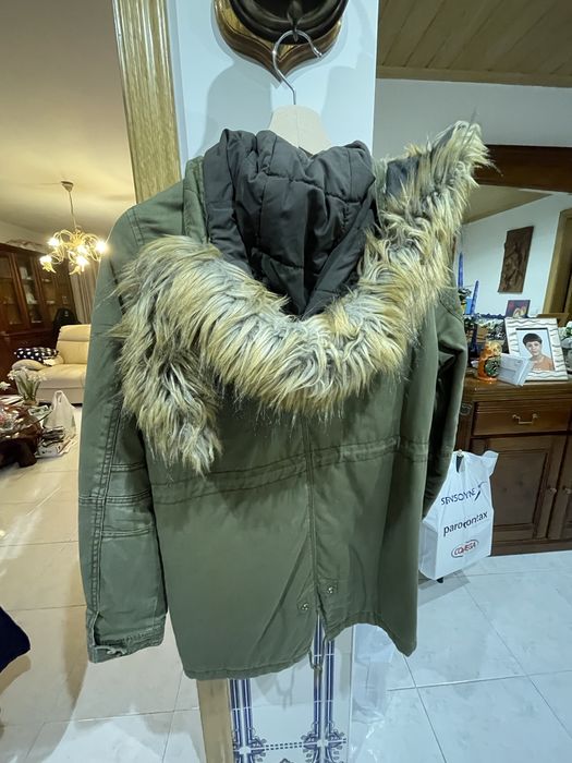 Parca (verde seco) -Mulher