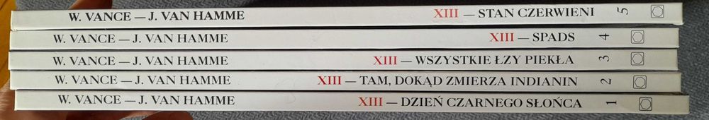 W. Vance/J. Van Hamme "XIII" - tomy 1-3 (Siedmiorog)