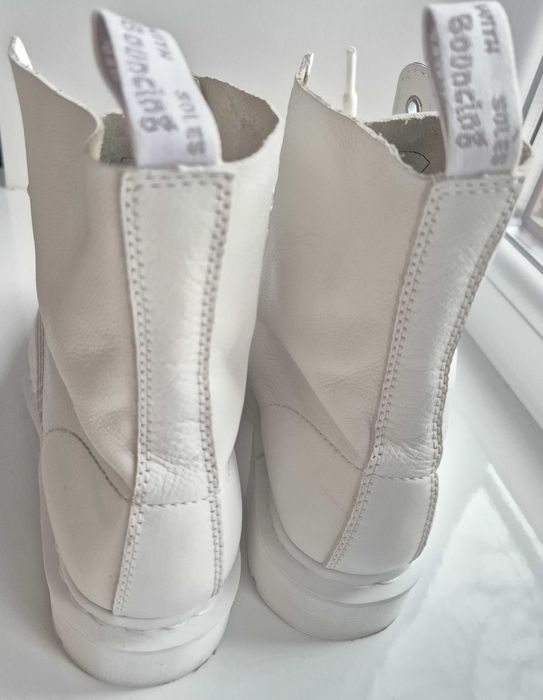 Шкіряні черевики, берци Dr. Martens 1460 Mono White Smooth \оригинал