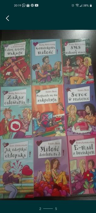 Książki dla nastolatki zestaw.