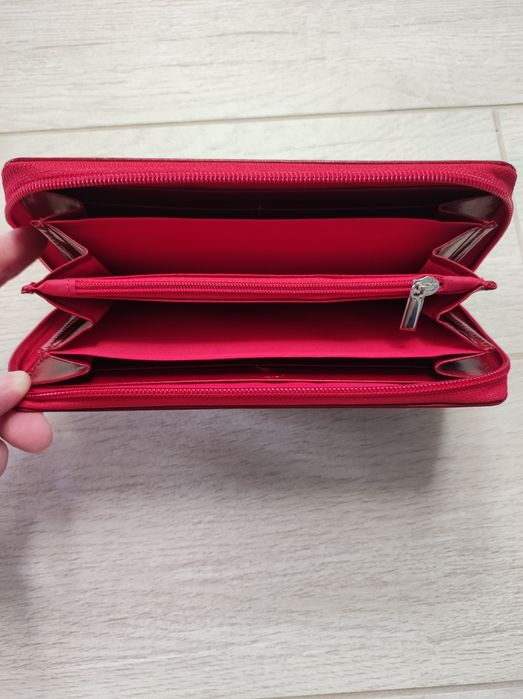 Portfel skórzany damski