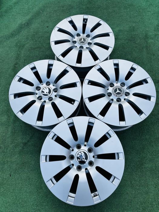 Диски 5/112 R16 Mercedes Skoda VW ковані 6.5J et-38 з датчиками тиску