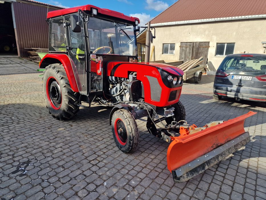 Ursus c-360 3p nowy model i pług do śniegu hydrauliczny