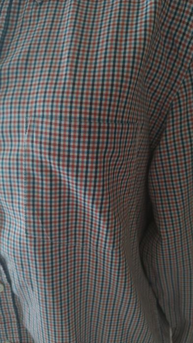 Casualowa koszula w kratkę męska długi rękaw. Marc o'Polo