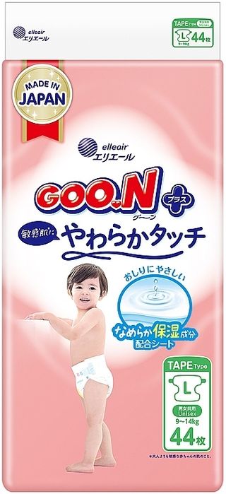 Підгузки Goo.N Plus L (9-14 кг)