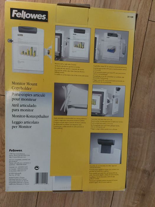 Uchwyt do monitora Fellowes monitor copyholder