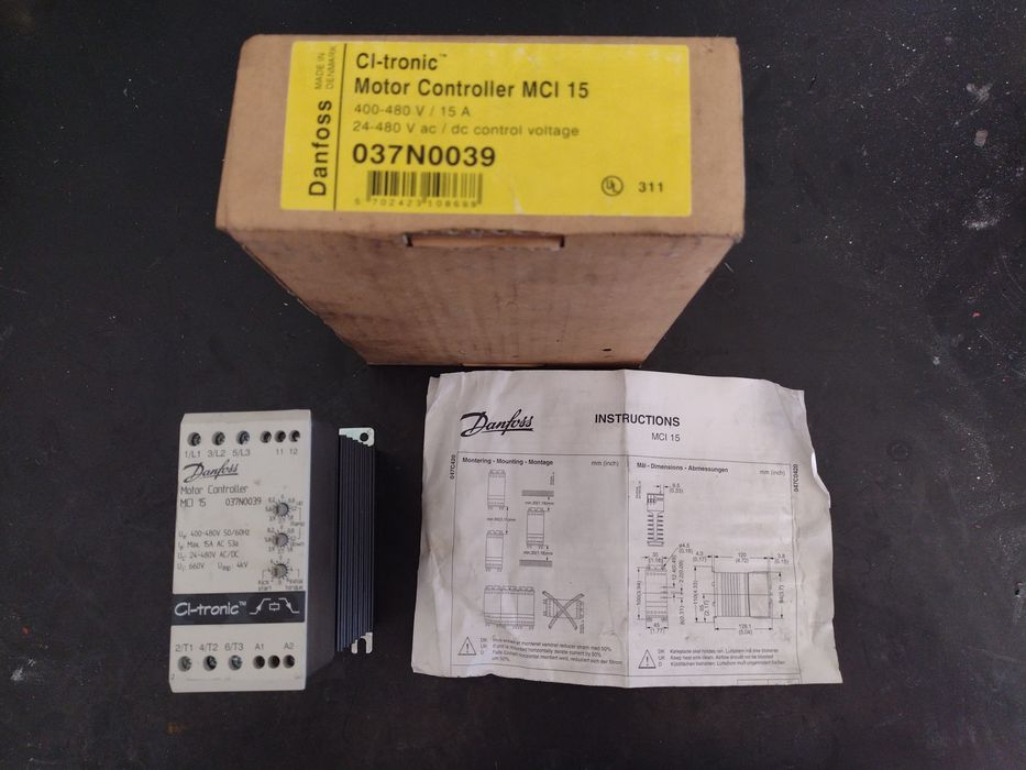 Soft start softstart Danfoss MCI 15 400V  7.5kW