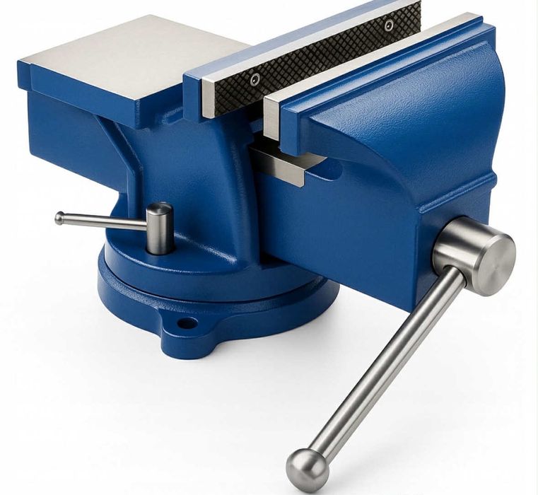 Imadło ślusarskie warsztatowe obrotowe z kowadłem żeliwne solidne