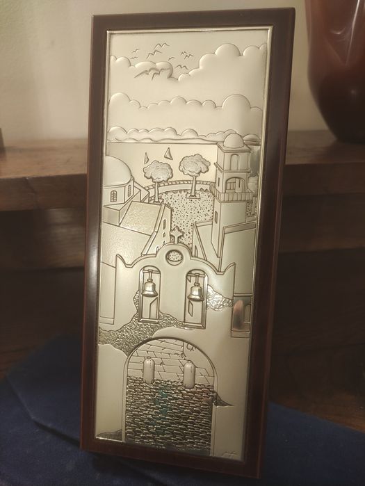 Moldura Quadro Decoração Prata 925