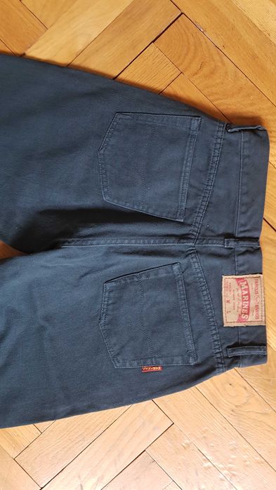 Spodnie jeansowe MARINES Jeans ciemne szare rozmiar z metki 32/30  S/M