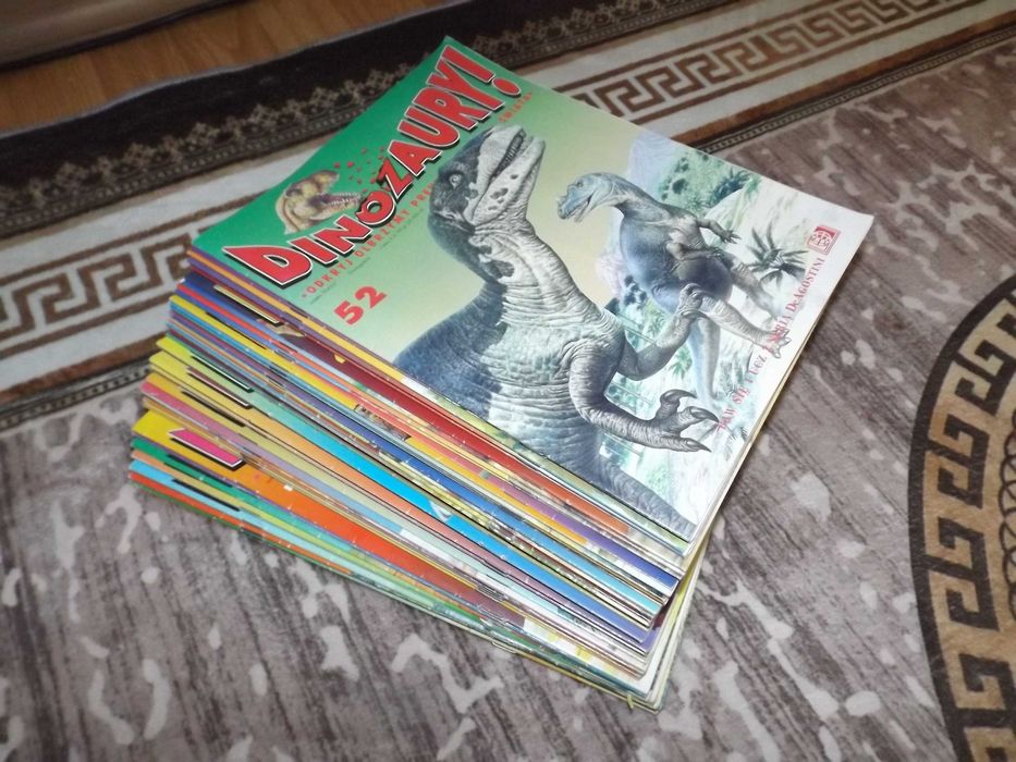 Dinozaury! DeAgostini [48 numerów z 52, stan idealny!]