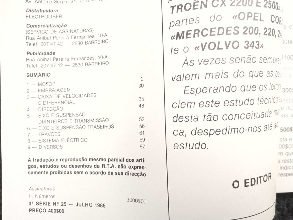 RTA: Volvo 343 (Estudo técnico e prático)