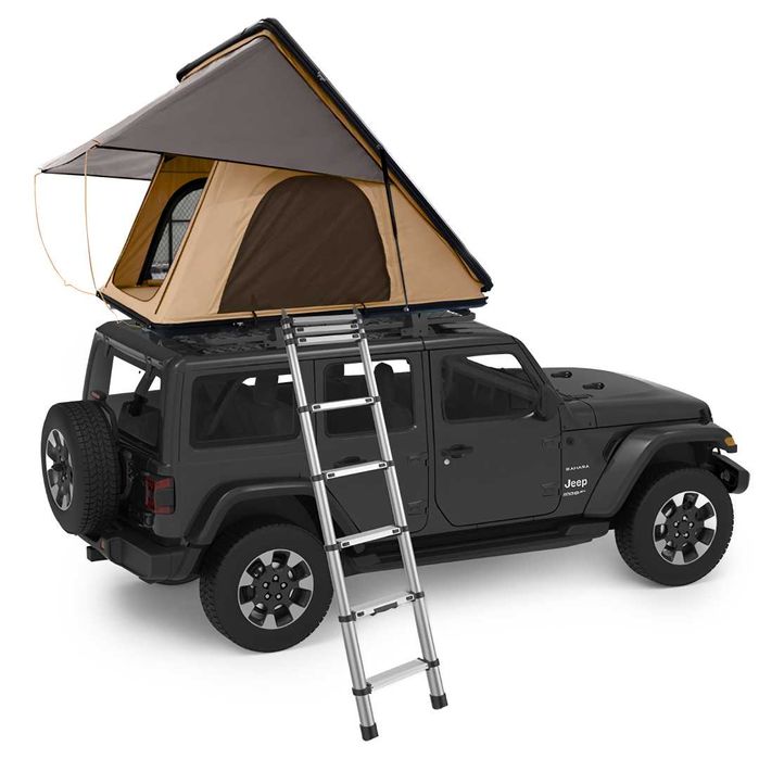 Namiot Dachowy samochodowy Easy Nature Black Wolf T133 - Twarda obudowa - Solidna konstrukcja