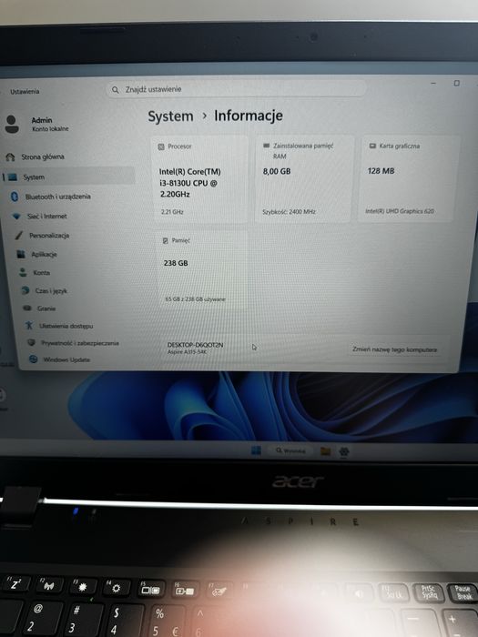 Laptop Acer Aspire 3