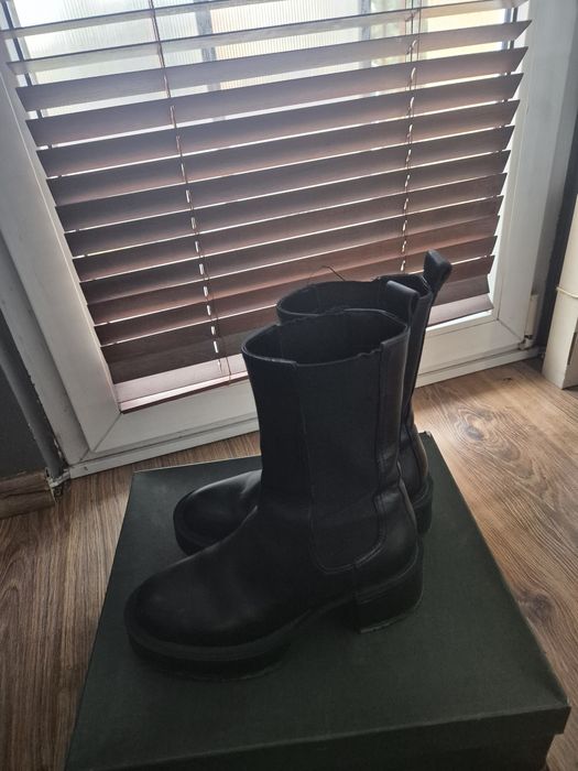 Botki damskie czarne