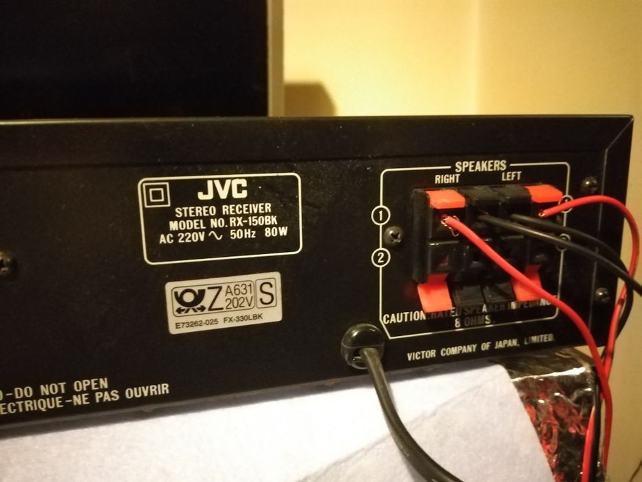 Amplificador JVC com Radio