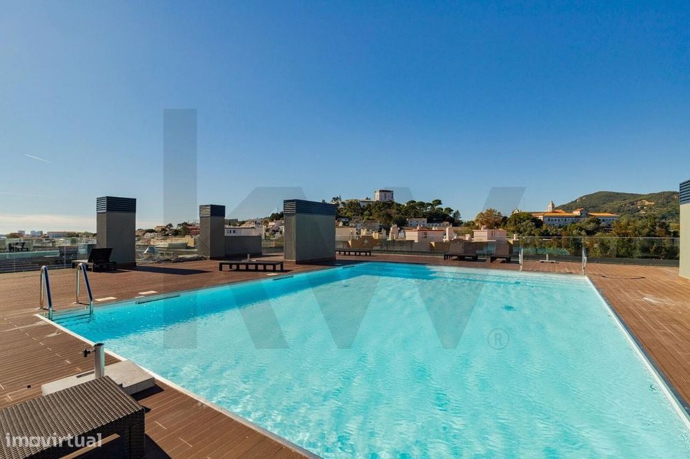 Apartamento T1 de Luxo no Condomínio Panorama, Setúbal – Terraço e Pis — Setúbal (São Julião, Nossa Senhora Da Anunciada E Santa Maria Da Graça), Setúbal