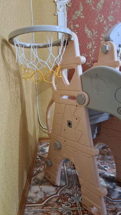 Детский игровой комплекс baby safety-горка, качелька, баскет
