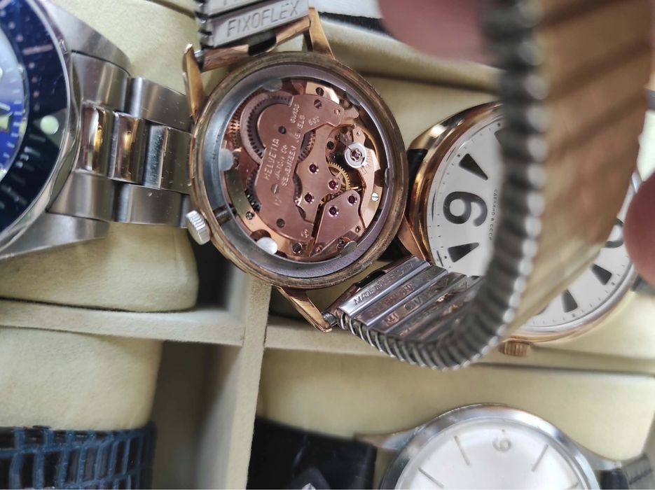 Zegarek Helvetia mechaniczny lata 50te
