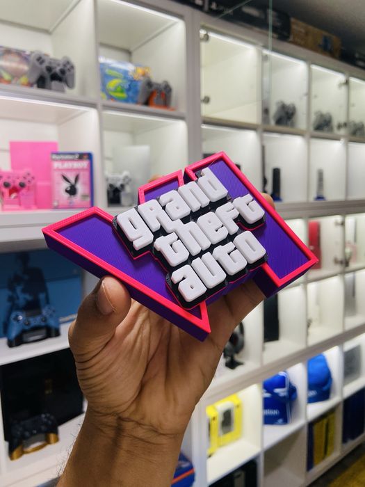 GTA 6 - Placa Decorativa de Mesa