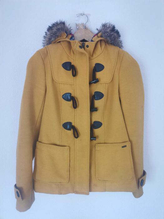 Casaco canadianas amarelo Stradivarius