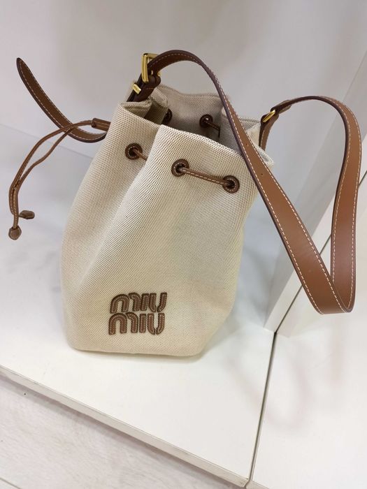 Miu miu torebka damska skóra naturalna