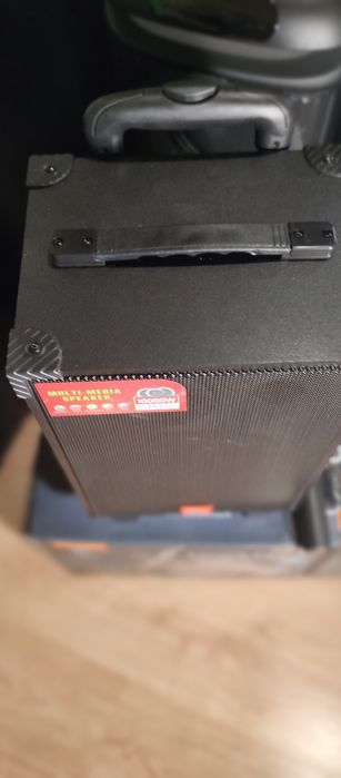 Караоке акустика Atlanfa-908 (SD,USB,AUX,FM, Bluetooth) пульт ДУ, микр