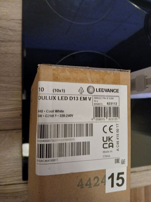 Żarówki Led 10 sztuk Ledvance DULUX LED D13 EM V 6W 840 G24D-1
