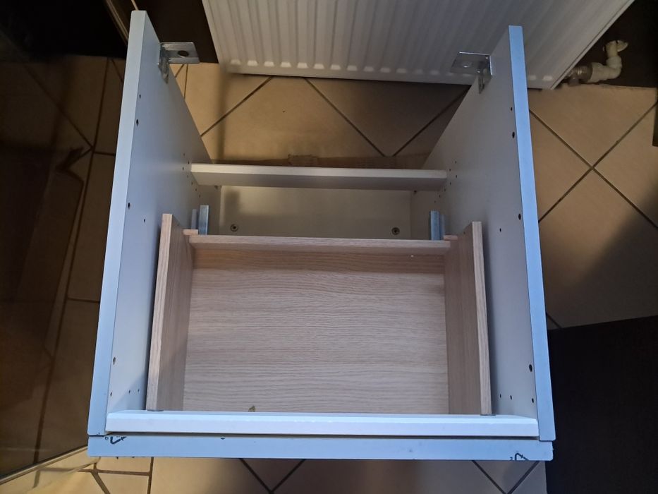 Szafka pod umywalkę szara