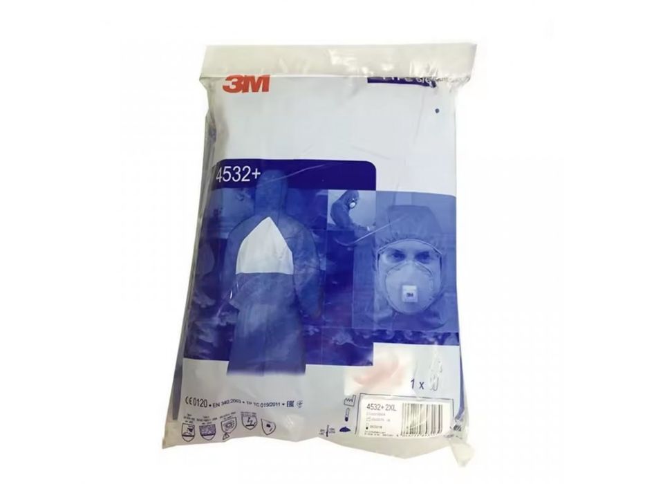 Защитный ОПТ комбинезон 3M 4532+ синий размеры M - L - XL - 2XL.a3
