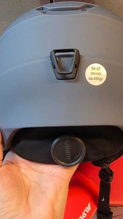 ALPINA GRAND Kask narciarski Unisex grafitowo-neonowy matt M 54-57 cm