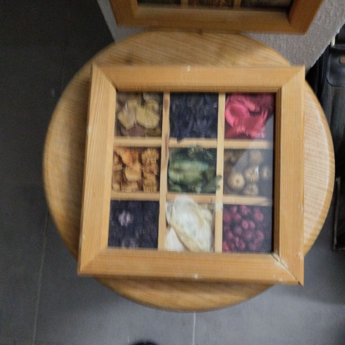 2 frames with dried leaves (price for both)64550977208451121