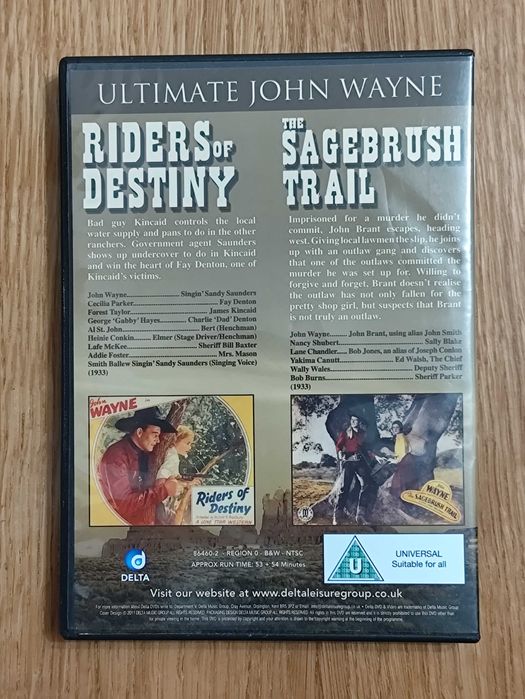 DVD Коллекция ковбойских фильмов (John Wayne/Джон Уэйн)