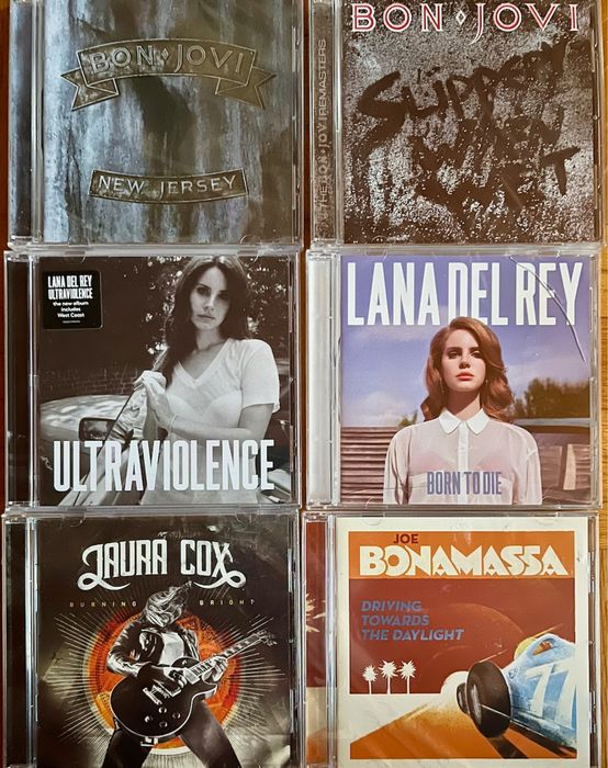 CD - Нові, фірмові, запаковані. Bon Jovi, Lana del Rey, Bonamassa, Cox