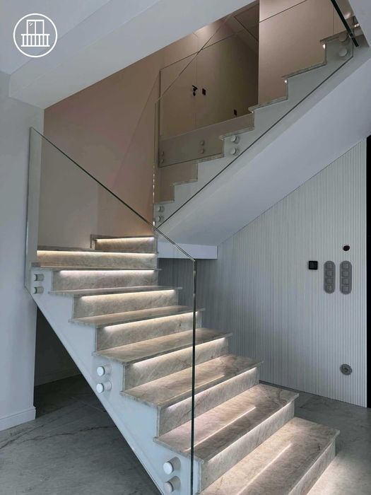 Balustrady szklane