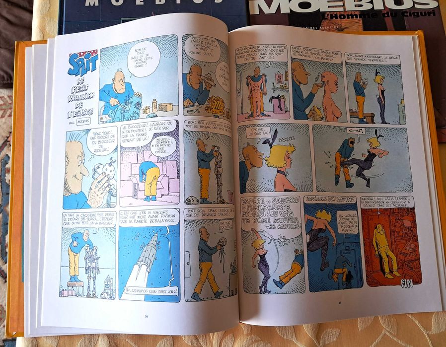 Livros BD - Moebius - Garage Hérmetique - Major Fatal 3 e HS (francês)