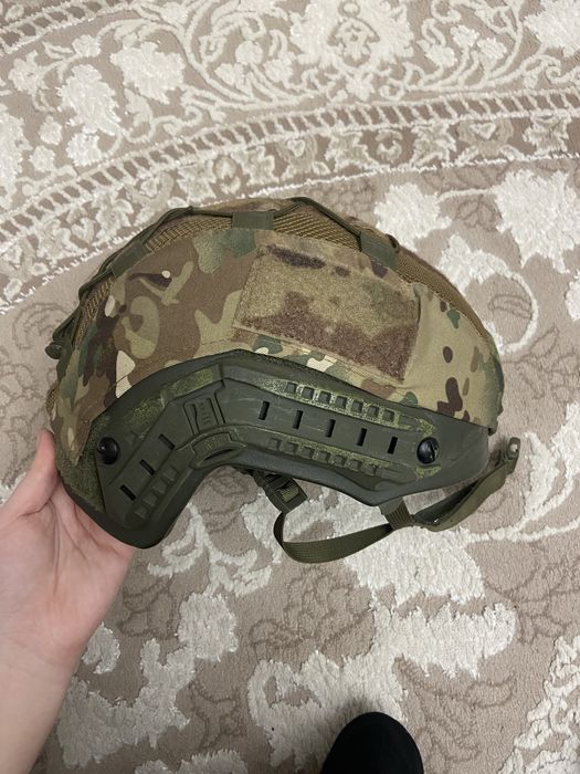 Тактичний чохол (кавер) на шолом, Bulletproof Helmet +навушники