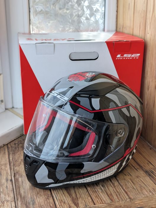Як Новий Мотошлем LS2 Rapid (M) (shoei icon ruroc mt hjc shark nolan xlite)