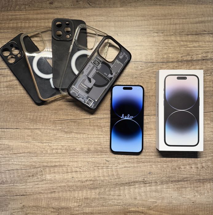 Iphone 14 pro 128GB Czarny 76% kondycji