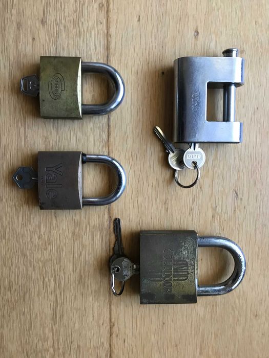 Cadeado / aloquete Hardened - aço inoxidável (funcionamento perfeito)