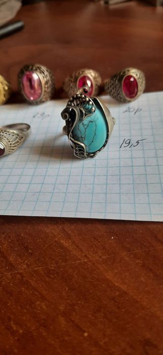 Женское кольцо  ссср. Винтаж .Серебро.