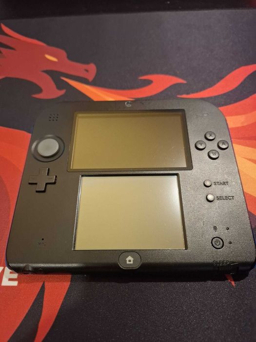 nintendo 2DS preta e azul com new super mario bros 2 de fábrica. Modificação a pedido.
