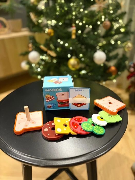 Drewniany zestaw „Kanapka”