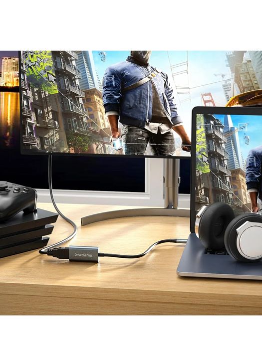 Kabel adaptera USB-C DriverGenius do HDMI 4K/30Hz (męski/żeński)