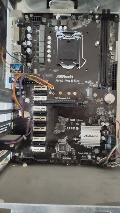 Материнская плата H110 Pro BTC+