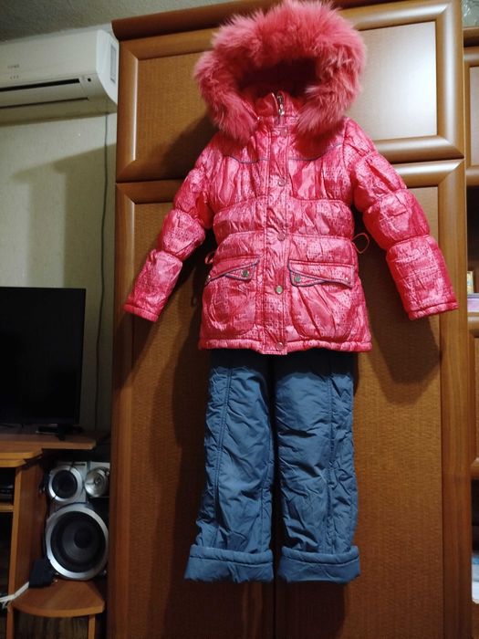 Зимний комбинезон Кико 128см +подарок